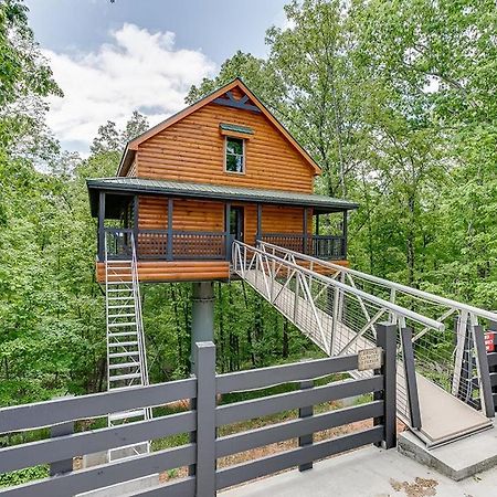 Sky'S The Limit Treehouse Near Helen, Georgia Villa Cornelia Kültér fotó